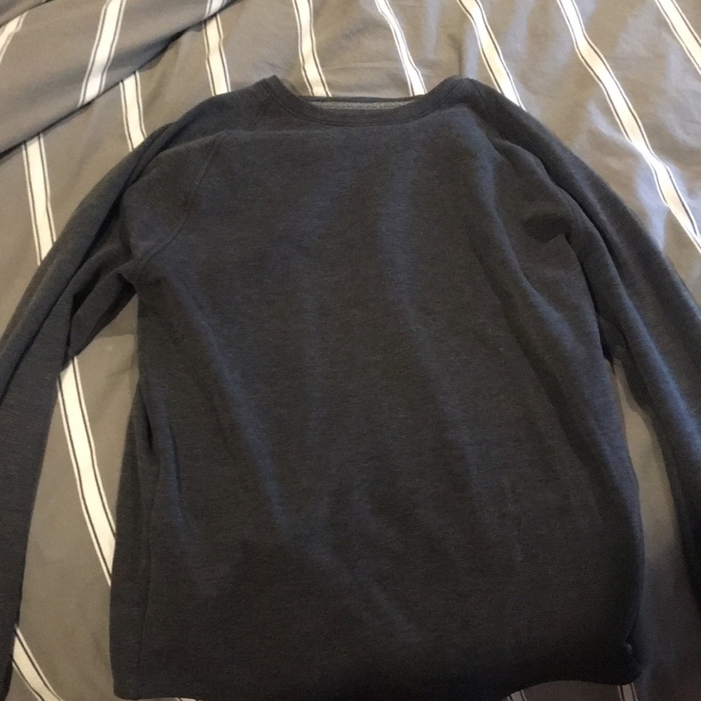 Grey Crewneck Thermal Sweater